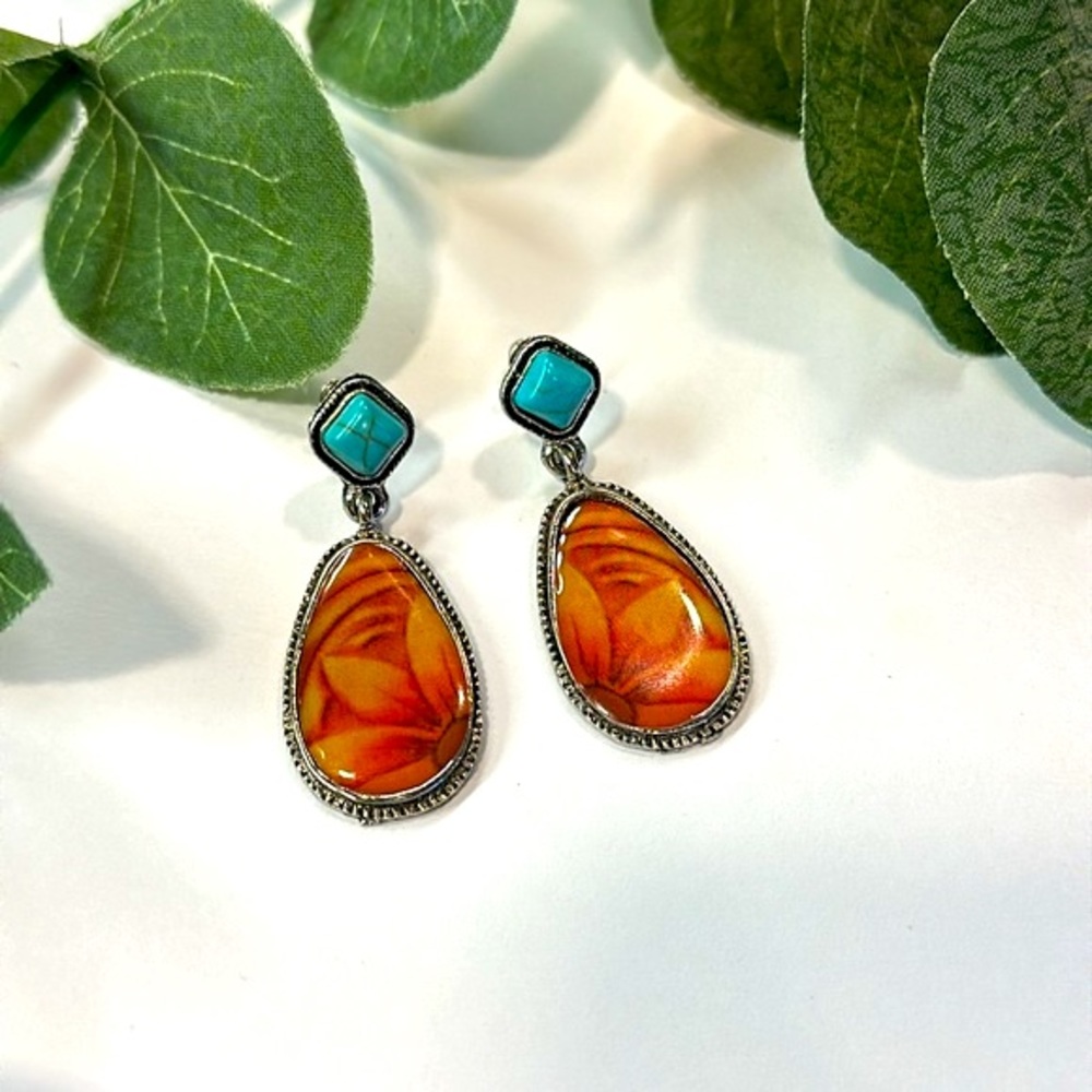 Bohemian drop earrings!